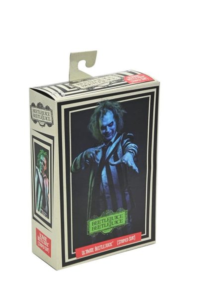 Beetlejuice Beetlejuice Action Figure 7 Scale Ultimate Striped Suit Beetlejuice 18 cmv