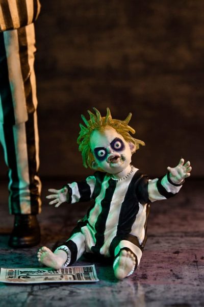 Beetlejuice Beetlejuice Action Figure 7 Scale Ultimate Striped Suit Beetlejuice 18 cmv