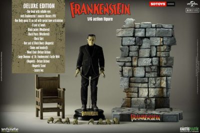 Figura Frankenstein Boris Karloff Deluxe Edition Escala 1/6 Infinite