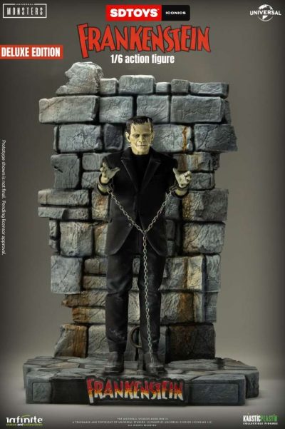 Figura Frankenstein Boris Karloff Deluxe Edition Escala 1/6 Infinite