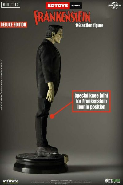 Figura Frankenstein Boris Karloff Deluxe Edition Escala 1/6 Infinite