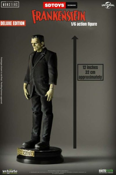 Figura Frankenstein Boris Karloff Deluxe Edition Escala 1/6 Infinite