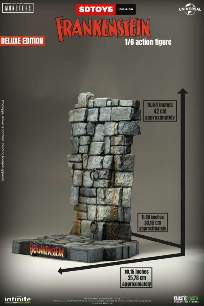 Figura Frankenstein Boris Karloff Deluxe Edition Escala 1/6 Infinite