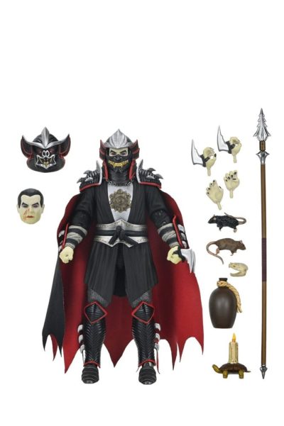 Teenage Mutant Ninja Turtles x Universal Monsters Action Figure Shredder as Dracula Classic Colors 18 cmk