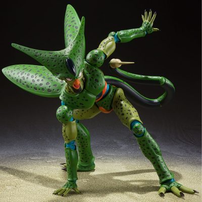 CELL FIRST FORM FIGURA 17 CM DRAGON BALL Z SH FIGUARTS RE-RUN