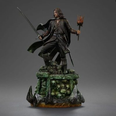 El Señor de los Anillos Estatua Art Scale Aragorn Unleashed 31 cm