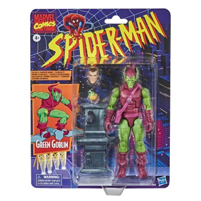 GREEN GOBLIN FIGURA 15 CM SPIDER-MAN MARVEL LEGENDS RETROf