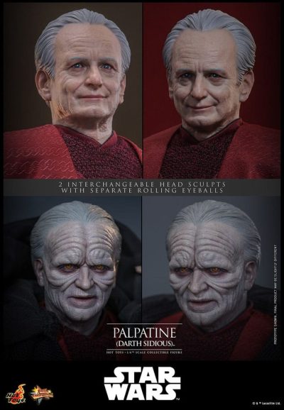 Star Wars Episode III - Revenge of the Sith Action Figure Palpatine (Darth Sidious) 29 cmv