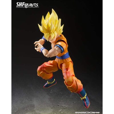 SUPER SAIYAN SON GOKU THE GAMES BEGIN FIGURA 14,5 CM DRAGON BALL Z S H FIGUARTS