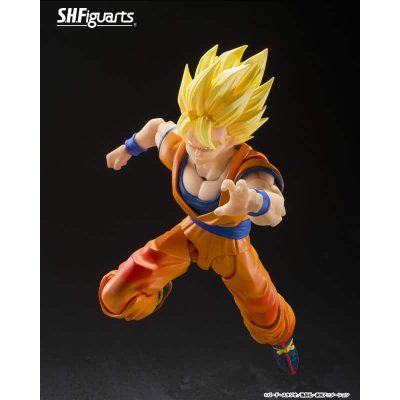 SUPER SAIYAN SON GOKU THE GAMES BEGIN FIGURA 14,5 CM DRAGON BALL Z S H FIGUARTS