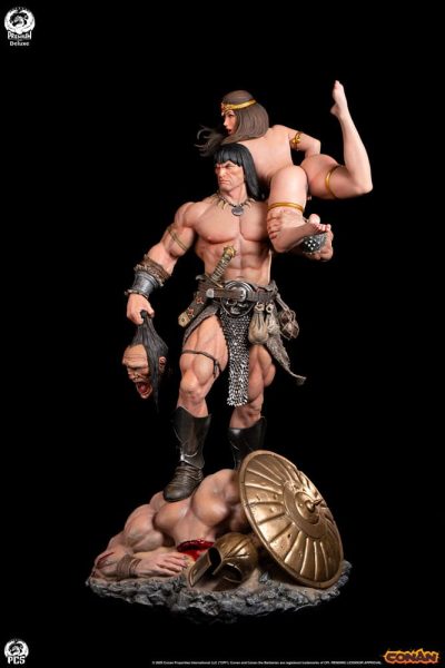 Estatua Conan El Bárbaro Deluxe PCS Collectibles