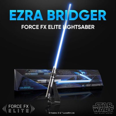 EZRA BRIDGER FORCE FX ELITE SABLE DE LUZ REPLICA STAR WARS AHSOKA THE BLACK SERIES