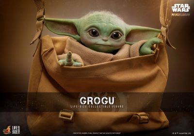 Figura The Child Grogu Baby Yoda Escala 1-1 Star Wars The Mandalorian Hot Toys