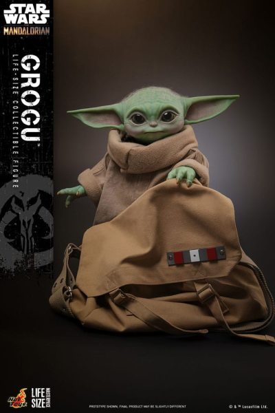 Figura The Child Grogu Baby Yoda Escala 1-1 Star Wars The Mandalorian Hot Toys