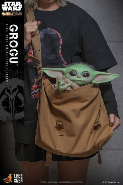 Figura The Child Grogu Baby Yoda Escala 1-1 Star Wars The Mandalorian Hot Toys