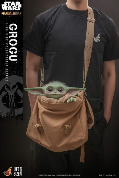 Figura The Child Grogu Baby Yoda Escala 1-1 Star Wars The Mandalorian Hot Toys