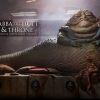  Jabba The Hutt Con Trono Sideshow