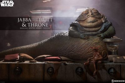  Jabba The Hutt Con Trono Sideshow