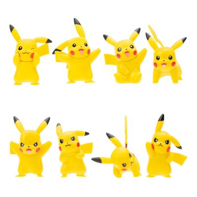 Pokémon Battle Feature Vinyl Figures 8 Pack Pikachu 5 cm