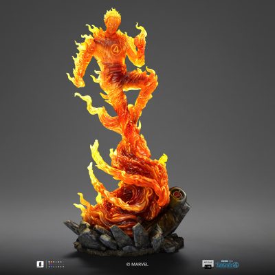 Fantastic Four Art Scale Statue 1/10 Human Torch 30 cm Statues Fantastic Four Resin statue, 1/10 scale, approx. 30 cm on base, officially licensed.