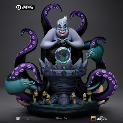 Disney's Villains Deluxe Art Scale Statue 1/10 Ursula 23 cm Statues Disney Villains Resin statue, 1/10 scale, approx. 23 cm on base, officially licensed.