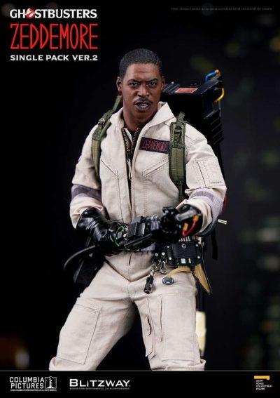 Figura Winston Zeddemore Cazafantasmas Escala 1/6 Blitzway
