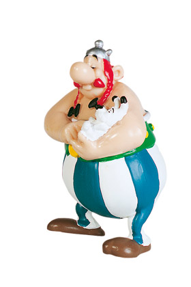 OBELIX CON IDEFIX FIGURA PVC 12 CM ASTERIX EL GALO