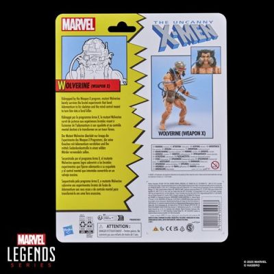 WOLVERINE WEAPON X FIGURA 15 CM X-MEN MARVEL LEGENDS SERIES