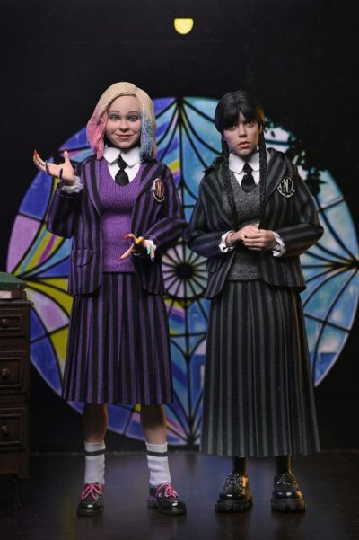  Miércoles Addams y Enid (Nevermore Uniform) Neca
