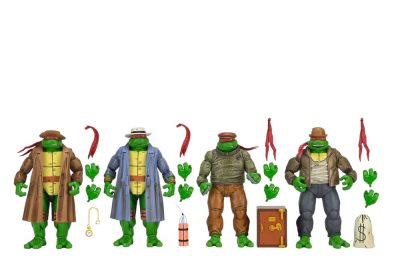 Pack 4 figuras Gangster Tortugas Ninja Neca