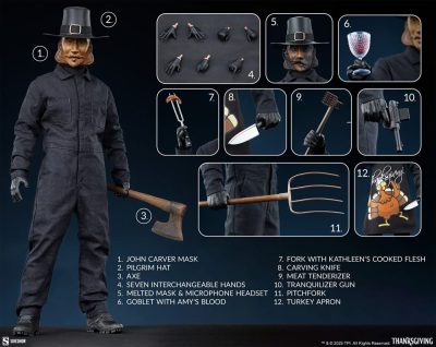 Figura John Carver Thanksgiving Escala 1/6