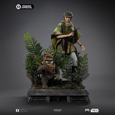 Statue Leia and Wicket - Star Wars Episode VI - Art Scale 1/10 - Iron Studios