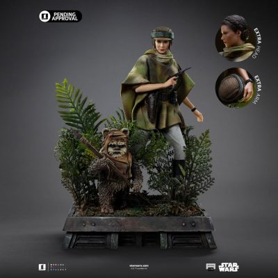 Statue Leia and Wicket - Star Wars Episode VI - Art Scale 1/10 - Iron Studios