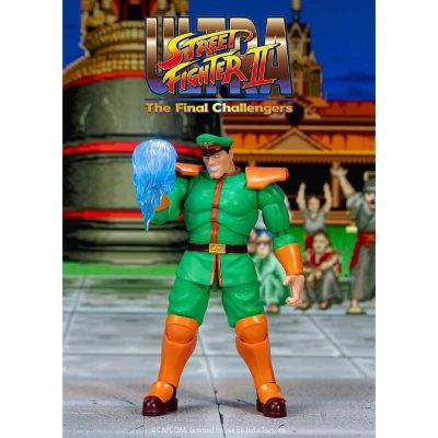 M. BISON (PLAYER 2) SCALE ACTION FIGURA DELUXE 16,5 CM ULTRA STREET FIGHTER II: THE FINAL CHALLENGERS NEXT LEVEL
