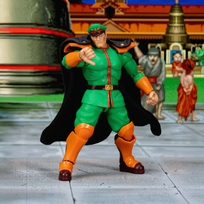 M. BISON (PLAYER 2) SCALE ACTION FIGURA DELUXE 16,5 CM ULTRA STREET FIGHTER II: THE FINAL CHALLENGERS NEXT LEVEL