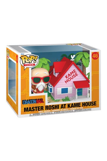 Dragon Ball POP! Town Vinyl Figura Kame House w/Master Roshi 9 cm