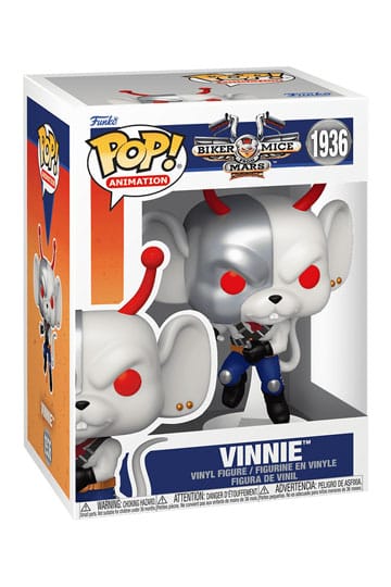 Los motorratones de Marte Pop! Animation Vinyl Figura Vinnie 9 cm