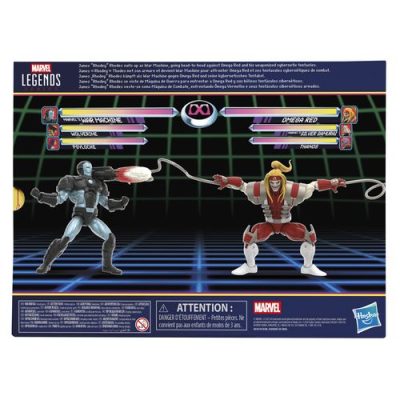 Pack 2 Figuras War Machine Vs Omega Red Gamerverse Marvel Legends