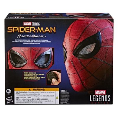 SPIDER-MAN ELECTRONIC EXPRESSIVE MASK RÉPLICA 26 CM SPIDER-MAN: HOMECOMING MARVEL LEGENDS SERIES