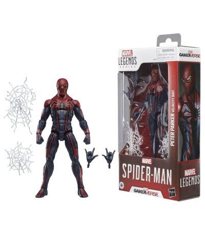 PETER PARKER VELOCITY SUIT VERSION FIGURA 15 CM SPIDER-MAN GAMERVERSE MARVEL LEGENDS SERIES