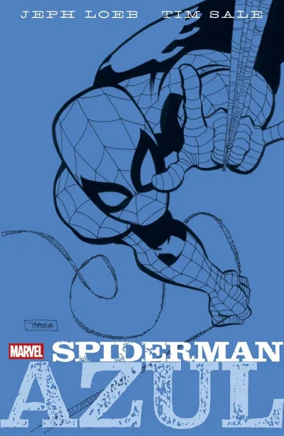Spiderman. Azul