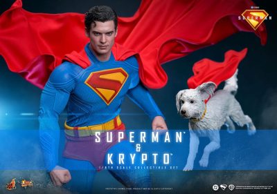 Superman y Krypto Hot Toys