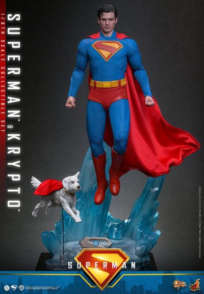 Superman y Krypto Hot Toys