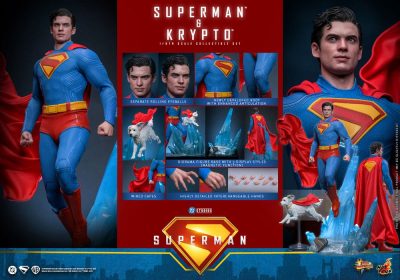 Superman y Krypto Hot Toys