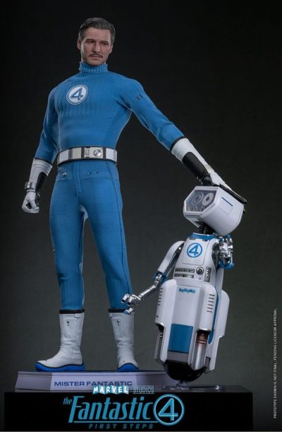 The Fantastic Four: First Steps Movie Masterpiece Action Figure 2-Pack 1/6 Mister Fantastic & H.E.R.B.I.E. 30 cm