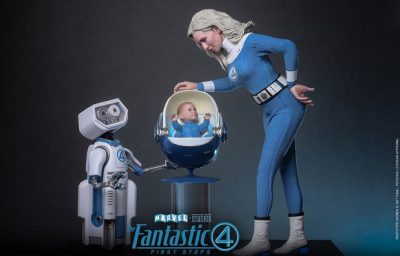 The Fantastic Four: First Steps Movie Masterpiece Action Figure 2-Pack 1/6 Invisible Woman & H.E.R.B.I.E. 28 cm