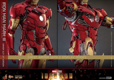 Iron Man Movie Masterpiece Diecast Action Figure 1/6 Iron Man Mark III (Armor Suit Up Version) 32 cm
