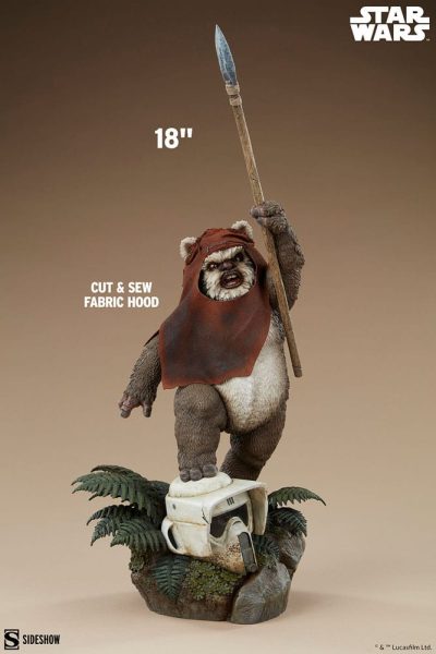 Star Wars: Episode VI - Return of the Jedi Premium Format Statue Wicket 46 cm