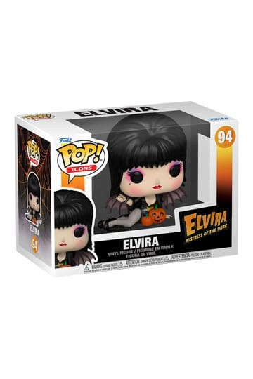 Elvira POP! Icons Vinyl Figura Elvira Pumpkins 9 cm