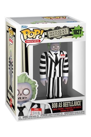 Beetlejuice Figura POP! Movies Vinyl BOB as Beetlejuice 9 cm